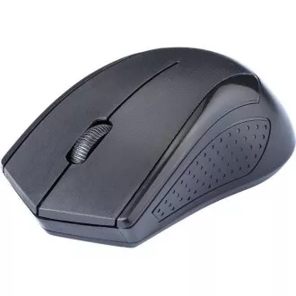 C-TECH Maus WLM-07, kabellos, 1200DPI, 3 Tasten, USB-Nano-Empfänger, schwarz