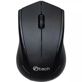 C-TECH Maus WLM-07, kabellos, 1200DPI, 3 Tasten, USB-Nano-Empfänger, schwarz