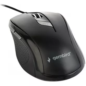 GEMBIRD Maus MUS-6B-01, USB, schwarz