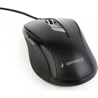 GEMBIRD Maus MUS-6B-01, USB, schwarz