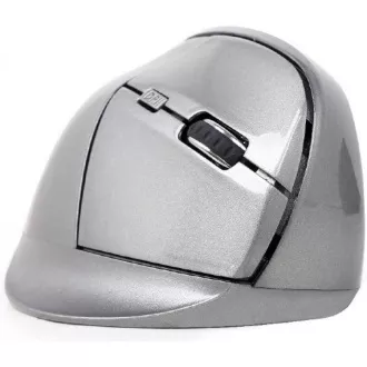 GEMBIRD Maus MUSW-ERGO-01, vertikal, kabellos, USB-Empfänger, schwarz
