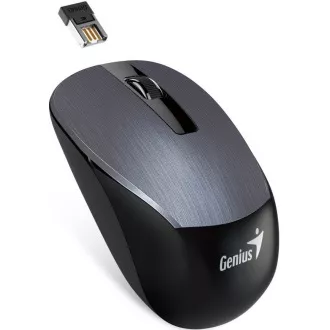 GENIUS Maus NX-7015/1600 dpi / Blue-Eye-Sensor / drahtlos / metallic grau GENIUS Maus NX-7015/1600 dpi / Blue-Eye-Sensor / drahtlos / metallic grau