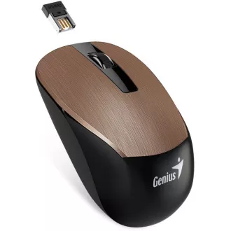 GENIUS Maus NX-7015/1600 dpi / Blue-Eye-Sensor / kabellos / Kupfer