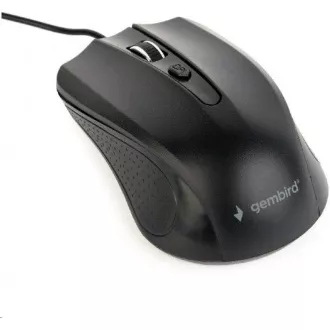 GEMBIRD Maus MUS-4B-01, kabelgebunden, optisch, 1200 dpi, USB, schwarz