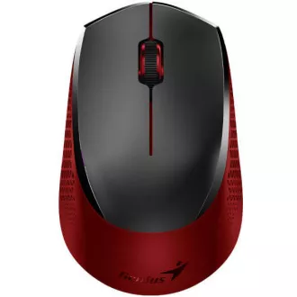 GENIUS Maus NX-8000S / 1600 dpi / kabellos / lautlos / schwarz-rot