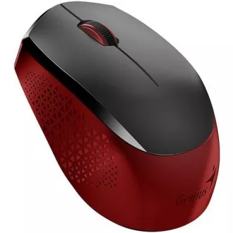 GENIUS Maus NX-8000S / 1600 dpi / kabellos / lautlos / schwarz-rot