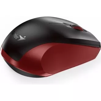 GENIUS Maus NX-8006S / 1600 dpi / kabellos / lautlos / schwarz-rot