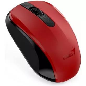 GENIUS Maus NX-8008S/ 1200 dpi/ kabellos/ geräuschlos/ BlueEye-Sensor/ rot