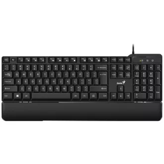 GENIUS Tastatur KB-100XP, verkabelt, Ergo-Matte, USB, CZ SK-Layout GENIUS Tastatur KB-100XP, verkabelt, Ergo-Matte, USB, CZ SK-Layout