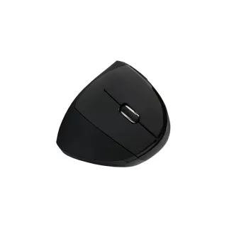C-TECH Maus VEM-09C, vertikal, 6 Tasten, schwarz, USB