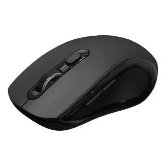 C-TECH Dual Mode Maus WLM-12BK, kabellos, 1600DPI, 6 Tasten, schwarz, USB-Nano-Empfänger