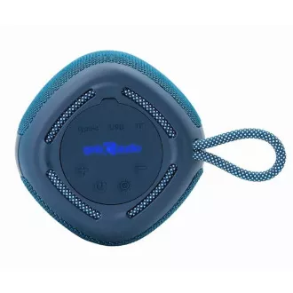 GEMBIRD Lautsprecher SPK-BT-LED-03-B, Bluetooth, 5W, RGB LED Hintergrundbeleuchtung, blau GEMBIRD Lautsprecher SPK-BT-LED-03-B, Bluetooth, 5W, RGB LED Hintergrundbeleuchtung, blau