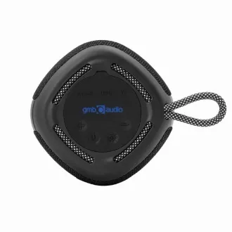 GEMBIRD Lautsprecher SPK-BT-LED-03-BK, Bluetooth, 5W, RGB LED Hintergrundbeleuchtung, schwarz