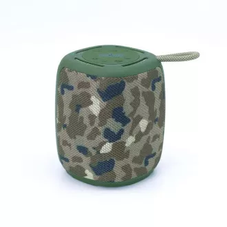 GEMBIRD Lautsprecher SPK-BT-LED-03-CM, Bluetooth, 5W, RGB LED Hintergrundbeleuchtung, Camo