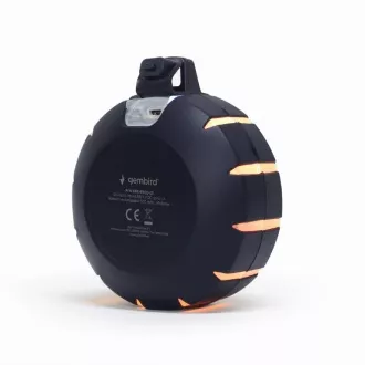 GEMBIRD Lautsprecher SPK-BTOD-01, Outdoor, Bluetooth, 3W, RGB LED Hintergrundbeleuchtung, schwarz GEMBIRD Lautsprecher SPK-BTOD-01, Outdoor, Bluetooth, 3W, RGB LED Hintergrundbeleuchtung, schwarz
