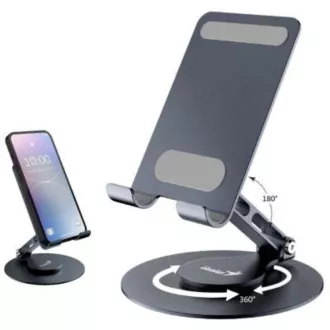 GENIUS Laptop-Ständer G-Stand M100, Tablet und Telefon, 4-10", faltbar, schwarz