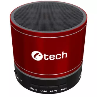 C-TECH Lautsprecher SPK-08R, bluetooth, rot