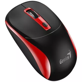 GENIUS Maus NX-7123/ 1200 dpi/ kabellos/ Copilot/ schwarz/ rot