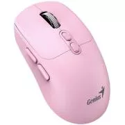 GENIUS Maus NX-8080S BT/ Dual Bluetooth   2, 4GHz/ 1600 dpi/ Copilot/ kabellos/ geräuschlos/ rosa