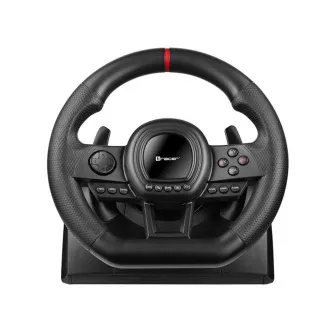 TRACER Lenkrad SimRacer 6in1, Lenkrad, Pedale, Schaltgetriebe, schwarz TRACER Lenkrad SimRacer 6in1, Lenkrad, Pedale, Schaltgetriebe, schwarz