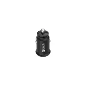 C-TECH Autoladegerät UCC-03, 2xUSB, schwarz