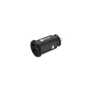 C-TECH Autoladegerät UCC-03, 2xUSB, schwarz