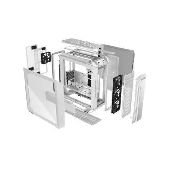 Cooler Master Gehäuse Cosmos C700M, E-ATX, ohne Netzteil, transparente Seitenwand, weiß