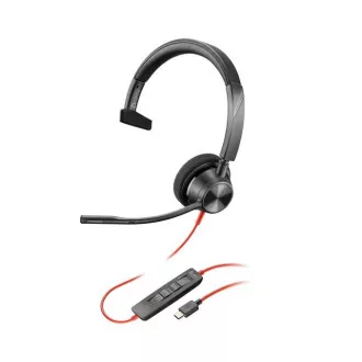 Poly Blackwire 3310 MS Teams Headset, USB-C/A-Adapter, mono Poly Blackwire 3310 MS Teams Headset, USB-C/A-Adapter, mono