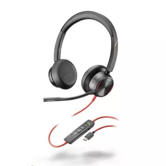 Poly Blackwire 8225 Headset, USB-C/A-Adapter, Stereo Poly Blackwire 8225 Headset, USB-C/A-Adapter, Stereo