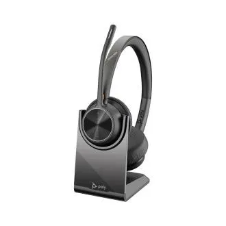 Poly Voyager 4320 MS Teams schnurloses Headset, BT700 USB-A/C-Adapter, Stereo
