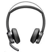 Poly Voyager Focus 2 drahtloses Headset, USB-A/C-Adapter, Stereo, Ladestation