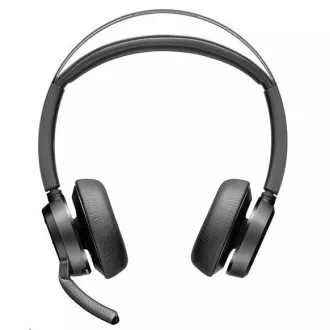 Poly Voyager Focus 2 MS Teams mit Ladestation, USB-A/C-Adapter, Stereo