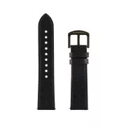 Garett Universalband 22 mm, schwarzes Leder