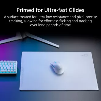 ASUS Mauspad ROG Moonstone ACE (Größe L / Weiß), Glas ASUS Mauspad ROG Moonstone ACE (Größe L / Weiß), Glas