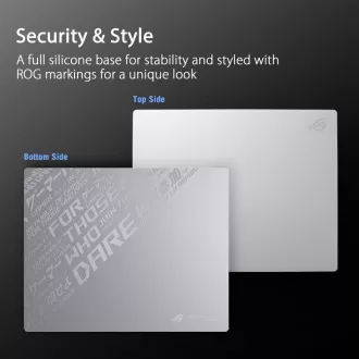 ASUS Mauspad ROG Moonstone ACE (Größe L / Weiß), Glas ASUS Mauspad ROG Moonstone ACE (Größe L / Weiß), Glas