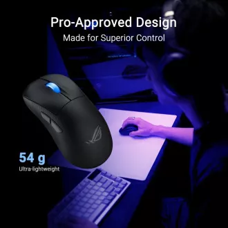 ASUS Maus ROG Keris II Ace, kabellose Gaming-Maus, schwarz