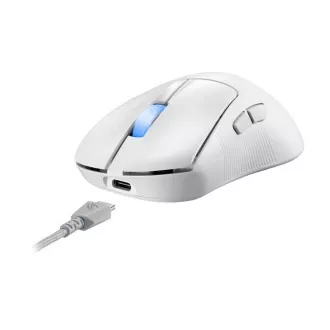 ASUS Maus ROG Keris II Ace, kabellose Gaming-Maus, weiß