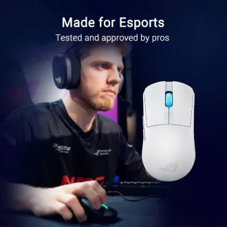 ASUS Gaming-Maus ROG Harpe Ace Mini, Drahtlos BT, RF 2.4GHz, Weiß ASUS Gaming-Maus ROG Harpe Ace Mini, Drahtlos BT, RF 2.4GHz, Weiß