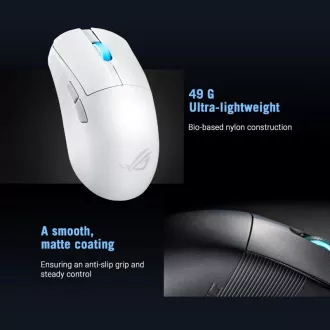 ASUS Gaming-Maus ROG Harpe Ace Mini, Drahtlos BT, RF 2.4GHz, Weiß ASUS Gaming-Maus ROG Harpe Ace Mini, Drahtlos BT, RF 2.4GHz, Weiß