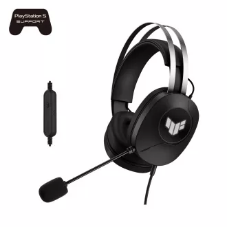 ASUS Headset TUF Gaming H1 GEN II, Kabelgebundenes Gaming-Headset, Schwarz