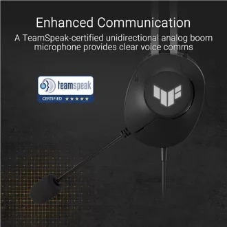 ASUS Headset TUF Gaming H1 GEN II, Kabelgebundenes Gaming-Headset, Schwarz