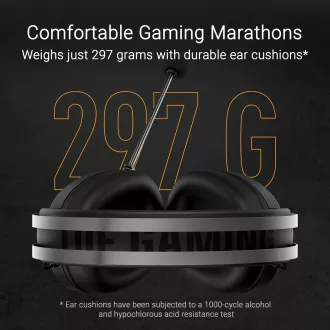 ASUS Headset TUF Gaming H1 GEN II, Kabelgebundenes Gaming-Headset, Schwarz
