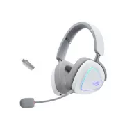 ASUS Kopfhörer ROG DELTA II, Drahtlos 2.4GHz, ARGB, Weiß