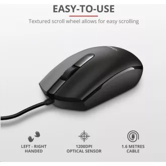 TRUST Optical BASI WIRED Maus, USB