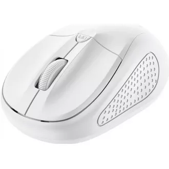 TRUST Mouse PRIMO WIRELESS MOUSE MATT WHITE, USB, kabellos