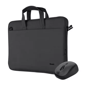 TRUST 16" Notebooktasche kabellose Maus, Schwarz TRUST 16" Notebooktasche kabellose Maus, Schwarz