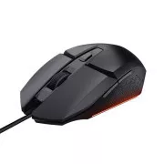 TRUST Maus GXT 109 FELOX Gaming Maus, optisch, USB, schwarz