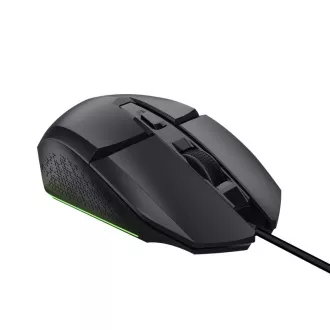 TRUST Maus GXT 109 FELOX Gaming Maus, optisch, USB, schwarz
