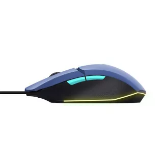 TRUST Maus GXT 109B FELOX Gaming Maus, optisch, USB, blau