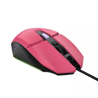 TRUST Maus GXT 109P FELOX Gaming Maus, optisch, USB, rosa